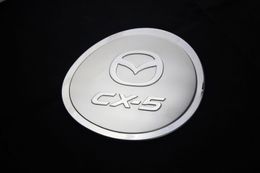 Mazda CX-5 CX 5 CX5 Tank Cover Stainless Steel Oil Fuel Cap Gas Tank Cover Trim for 2013 2014 Mazda CX5 Car Accessories