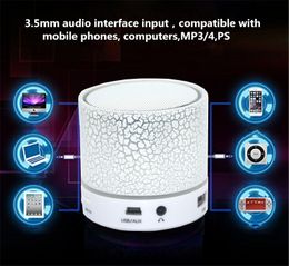 Горячая продажа универсальный беспроводной HiFi Bluetooth динамик музыка звуковая коробка сабвуфер мини Портативный светодиодный динамик ручной бесплатно для мобильного телефона MP3-плеер