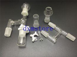 high quality Reclaim Ash Catcher Adapters 14mm 18mm Male Female glass bongs adapter Glass Drop Down Adapter free shipping