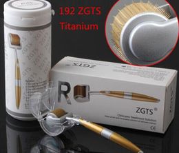 Gratuit DHL 100 pcslot ZGTS 192 Titanium derma rouleau 0.2-3.0mm microneedle dermaroller plus bas prix d'usine ZGTS peau rouleau