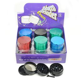 50mm Metal Grinder 4 Layers Tobacco Crusher Hand Smoking Grinders Herbal Spice Herb Grinder as Pipe Accessary for Men