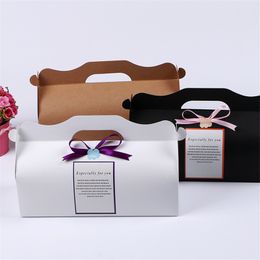 27.5x10.5x7.5cm long DIY wedding cake packing box, portable cake box, long biscuit, lotus roll boxs LZ0759