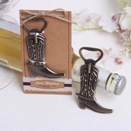 200pcs Wedding Favours and Gift "Just Hitched" Cowboy Boot Bottle Opener Bridal Shower Favours