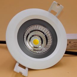 Wholesale - Super Power LED COB 10W / 15W COB LED Downlight AC110-240V Waterproof IP65 COB LED Recessed Ceiling Down Light