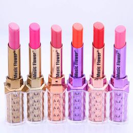 24pcs/lot 12 colors music flower moisturizing nude pink orange Lipstick Long Lasting Lip Gloss Waterproof Matte Lipstick Maquiagem