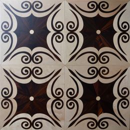 White Maple flooring parquet bedroom set household home decoration livingmall marquetry medallion inlay parquetry tile wall cladding panels