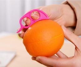 Cute Mouse Shape Lemons Orange Citrus Opener Peeler Remover Slicer Cutter Quickly Stripping Kitchen Tool Fruit Skin Remover Knife 2000pcs