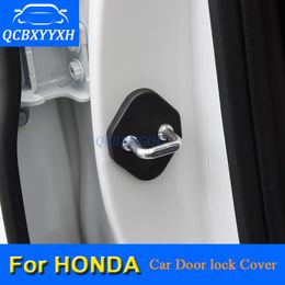 -4шт автомобильный дверной замок защитная крышка для Honda CRV Vezel HRV Accord City Fit Civic Jade Jazz автомобиль дверной замок украшения автоматический