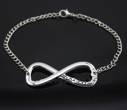 NEW ONE DIRECTION 1D INFINITY BRACELETS DIRECTIONER 7" LINK CHAIN BRACELET