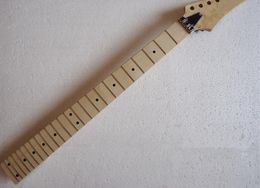 Top quality 24 Fret inlay dots Electric Guitar Canadian maple Neck with guitar strings locking Guitar Parts Wholesale