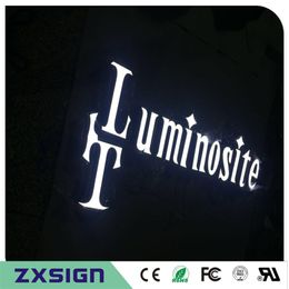 Factory Outlet Outdoor business advertising sign letters, luminous acrylic led channel letter store signages, custom company logo