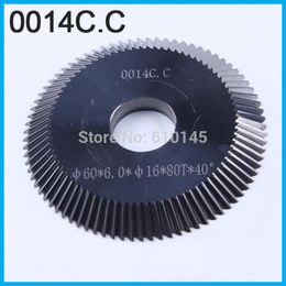0014C.C Carbide 60*16*6mm*80T tungsten single phase key cutter