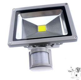 AC 85-265V 10W 20W 30w PIR LED Floodlight Outdoor LED Flood light lamp with Motion detective Sensor spot