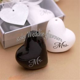 Free Shipping!200pcs=100pairs Bride and Groom Salt and Pepper Shaker Wedding Favours Engagement Party Giveaways Anniversary Keepsake Ideas