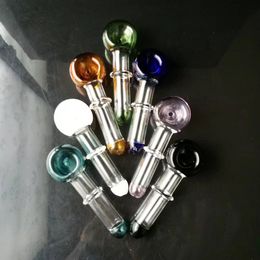 The New Color Concave Head Smoke Pot, Wholesale Glass Pipe Oil Burner Glass Tube Water Pipe Oil Rig Smoke Free Shipping