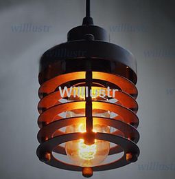 Vintage CAGE FILAMENT PENDANT lamp industrial lighting Country style Dining Room Lving Room Bar Light pendant lights