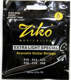 ZIKO 010-048 Acoustic Guitar strings DAG-010 guitar parts musical instruments guitar Accessories