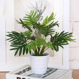 Green Artificial Plant Decorative Simulation Floral Decorative Fake Plants bonsai Home Office Desktop Display of Bonsai