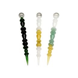 6-Inch Special Pen Shape Glass Bong - Portable Vaporizer for Concentrates, Hand Tool Accessory