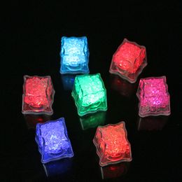 Direct selling LED square color induction ice lamp KTV bar wedding atmosphere props ice Rave Toy