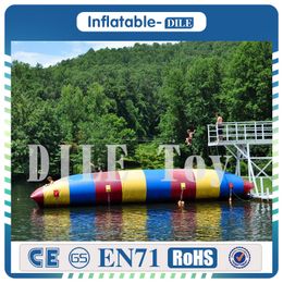 Free Shipping Door To Door 5*2m 0.9mm Inflatable Water Blob Water Jumping Blob Inflatable Water Pillow For Outdoor Sport