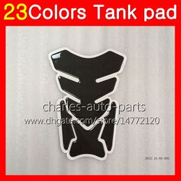 -3D Carbone Волоконно-газовый бак Pad Protector для Kawasaki Ninja Z750 04 05 06 Z-750 Z-750S 04-06 Z750s 2004 2005 2006 3D танковая крышка наклейки 23 цветов