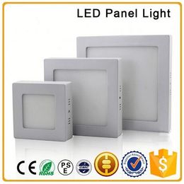 led surface mounted panel light 6w 12w 18w ac85265v led squate smd 2835 side downlight with Aluminium and acrylic light guide plate