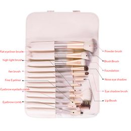 Brushes 12/18 pcs Makeup Brush Set Synthetic Brushing Brush Professional Cosmetics Makeup Foundation Powder Blush Eyeliner Brushes