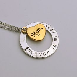 Forever In My Heart Pendant Necklaces Letter Family Member Grandpa Uncle Aunt Mom Dad For Women Fashion Jewellery 3082 6493