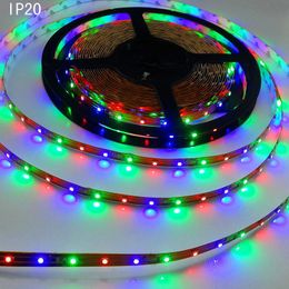 5M RGB 3528 Flexible Waterproof 300 Led Strip Light +24 Keys IR Remote + EU US UK Plug Power Adapter