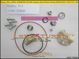 Turbo Repair Kit rebuild GT17 17201-27030 17201-27040 721164 Turbocharger For TOYOTA Auris Picnic Previa RAV4 021Y 1CD-FTV 2.0L