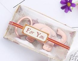 lot Lucky Golden Elephant Bottle Opener Gold Wedding Favors Party Giveaway Gift For Guest