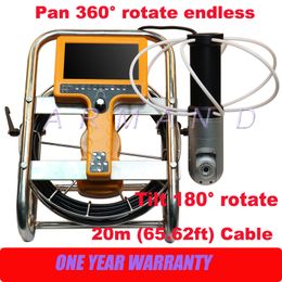 Pan tilt 600TVL 360 degree Chimney Inspection Camera Systems Home and Industrial stove inspection video recording