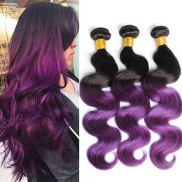 Purple Black Ombre Human Hair Online Shopping Purple Black Ombre