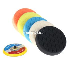 7 Inch Professional Diamond Face Foam Buffing & Polishing Pad Kit with 6 Inch Backer Plate---5/16-24thread