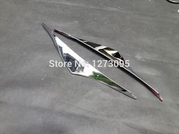 abs chrome car accessories UK - For Mazda 3 2014 2015 2016 ABS Chrome Front Head Light Lamp Eyebrow Front Head Light Eyelid Trim Car Accessories