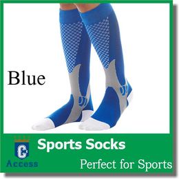 Unisex Men Women Leg Support Stretch Magic Compression Socks Sports Running Football 4 color 24pcs=12pairs