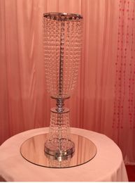 80cm Tall Crystal Table Centrepiece Wedding Chandelier Wedding Sup