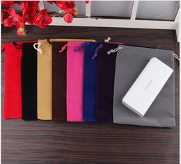 15*20cm(6*8inch)velvet drawstring bag Gift bag Favour Holders Flocked phone bags Jewellery pouches 100pcs Wholesale