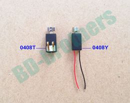 3V 0408Y / 0408T Micro Motor Vibrator 4mm x 8mm With Wire / Feet for Cell Phone 1000pcs/lot