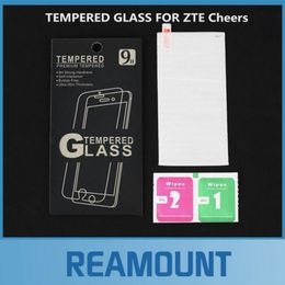 100PCS 9H 2.5D Front High Clear Explosion-proof LCD Tempered Glass Film for ZTE Cheers Screen Protector