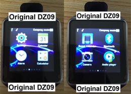 2016 Fashion Original Watch Smart DZ09, Sim Watch, Smartwatch, carte TF Support, Bluetooth Smart Clock, GSM Appel, Bluetooth standard