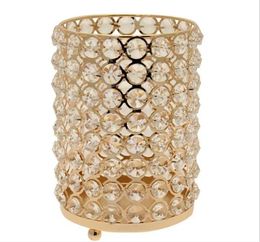 gold Centrepiece vase candle holder for wedding table Centrepiece