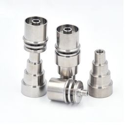 Free DHL 16mm 20mm Heater DNAIL Titanium ENAIL 6 in 1 Female & Male adjustable Grade 2 Domeless Titanium E-Nail vs ceramic nail
