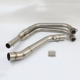 Full Motorcycle Exhaust Muffler Pipe Exhaust System Front Pipe For Yamaha R3 R25 2014-2016 MT-03 2016-2017