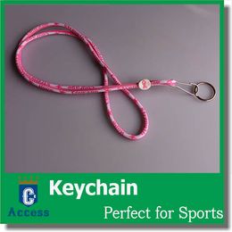 2017 Bears PINK Breast Cancer Awareness Quality Lanyard Keychain