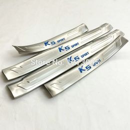 Door Sill For 2016 KIA K5 Stainless Steel Interior Scuff Plate Door Sill Inner Threshold Strip Welcome Pedal Car Styling Accessories