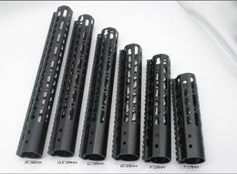 7,9,10,12,13.5,15" inch Length Keymod Handguard Free Float Quad Rail Mounting System NSR AR-15 Hand Guard