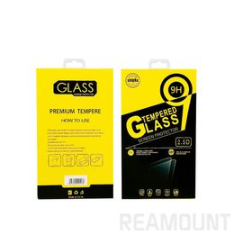 High Class 9H 0.3mm Ultra Thin Tempered Glass Screen Protector Films For Samsung Galaxy Empty Packaging Box