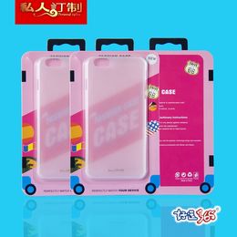 200pcs Wholesale Personalised Plastic PVC Package Box For Phone Accassories Classical Paper Packaging For Mobile Phone Cover